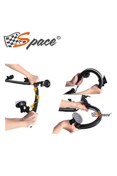 Space Çakar Lamba 12-32v Esnek Model 84cm Vantuzlu Çakarlı Sarı-sarı / Lapa543-1