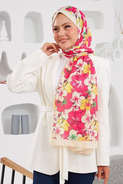 İpekhan Nature Gardenia Soft Yellow Shawl Wheat - 3034-06