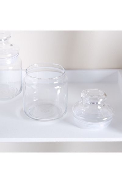 Ocean Pop Jar with Glass Lid - Set of 2