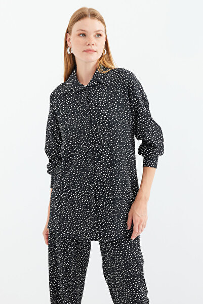 Bigdart 5858 Örme İkili Takım - Siyah - Beyaz