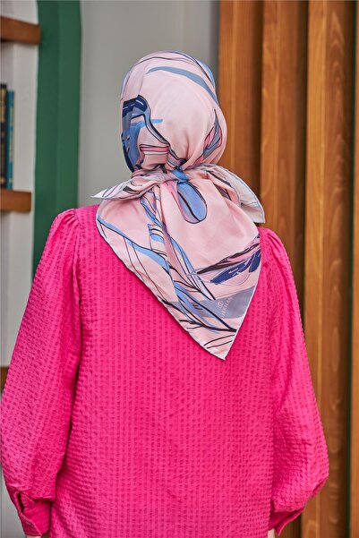 İpekhan Φουλάρι βισκόζης από βαμβακερό Lotus Powder