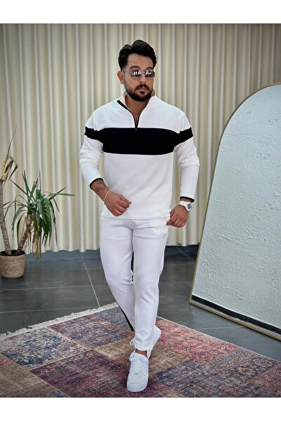 Baycombine35 Ανδρική φόρμα κατάδυσης με μισό φερμουάρ και γιακά πόλο