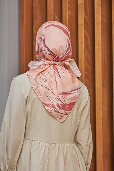 İpekhan Φουλάρι Lotus Salmon Cotton Viscose