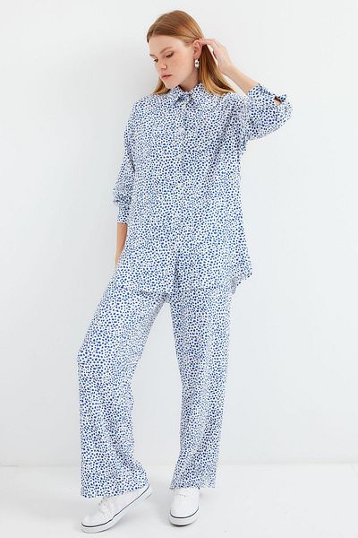 Bigdart 5858 Costum dublu tricotat - B.Blue