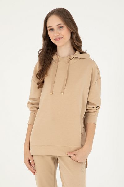 U.S. Polo Assn. Women's Sand Hooded Sweatshirt 50296940 -Vr085