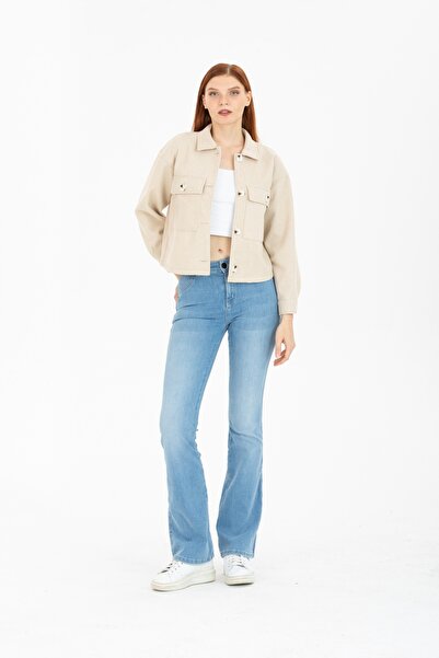 PERA MODA Куртка Crop - Дизайн з двома кишенями