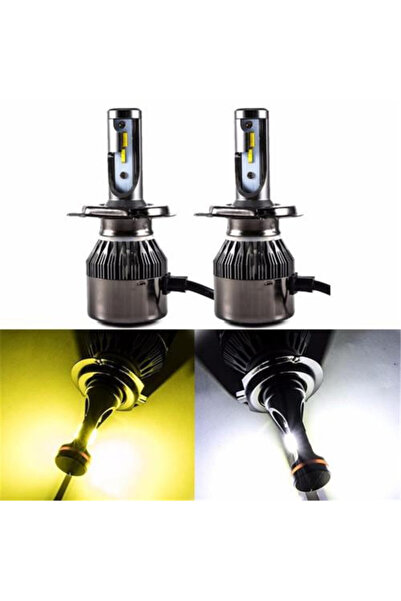 Otovo Space Led Far Ampulü Çift Renk Sarı/beyaz H4-36w-4800lm-12v / Laam492-1