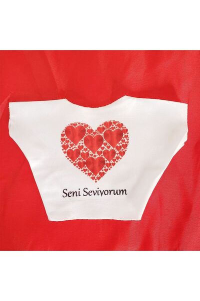 Skygo تي شيرت مطبوع عليه عبارة "أحبك