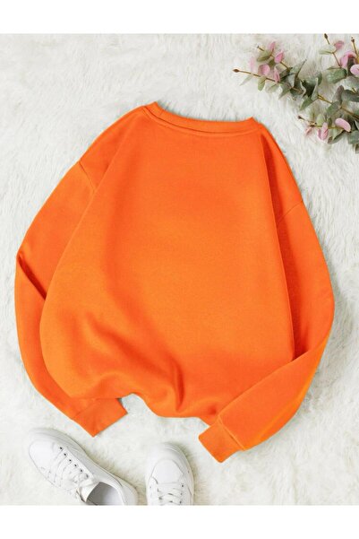 FAVORİST Світшот з принтом DREAM і круглим вирізом