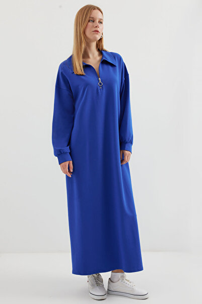 Bigdart 55439 Modell - Saxe Color hosszú cipzáras ruha