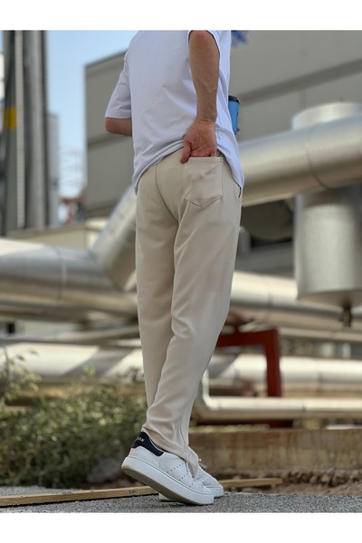 ElitWear New Season Comfortable Fit Flexible Fabric Baggy Pants with Elastic Waist