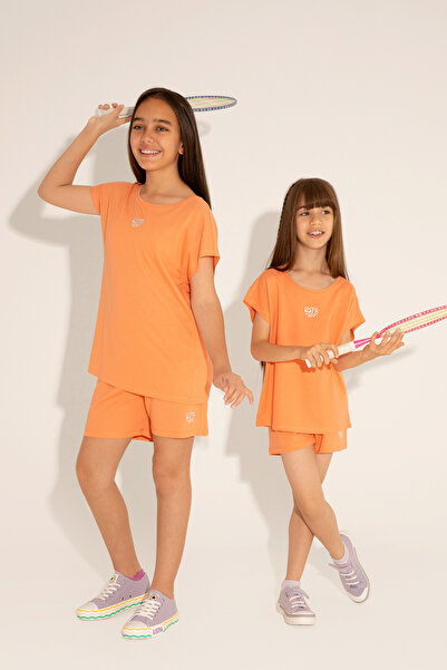 U.S. Polo Assn. Kız Çocuk Somon Örme Şort 50288132-VR047