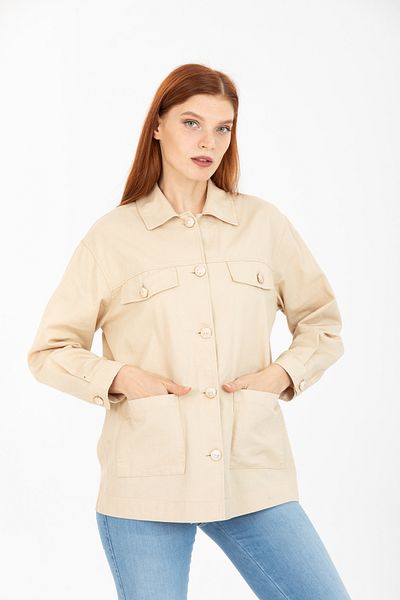 PERA MODA Μπουφάν oversize με τσέπες