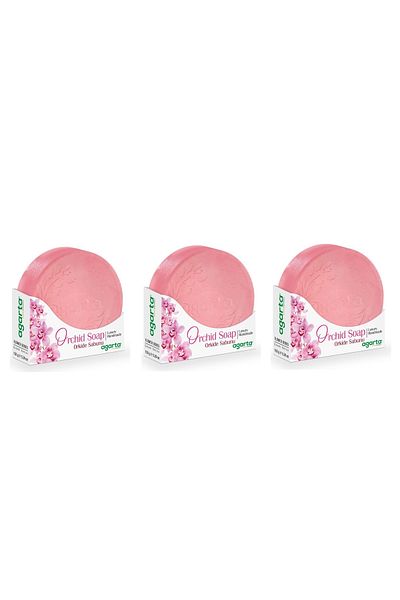 Agarta Natural Orchid Soap 150 Gr X 3 Pieces