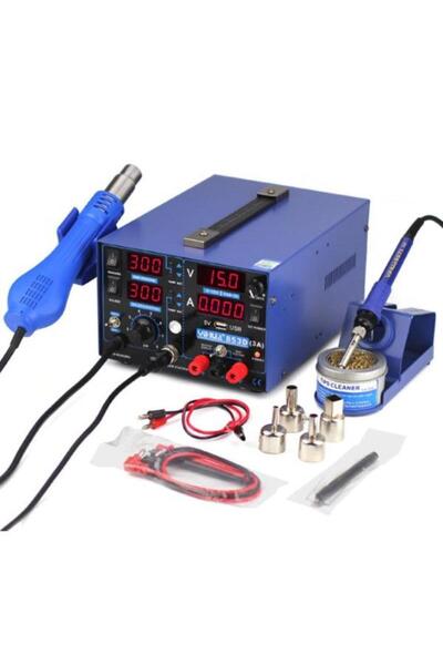 Proskit Yıhua 853d-usb-0-15v Güç Kaynağı, 75w Kalem Havya, 720w Sıcak Hava Tabancası, 3 Lü Havya Istasyonu 8