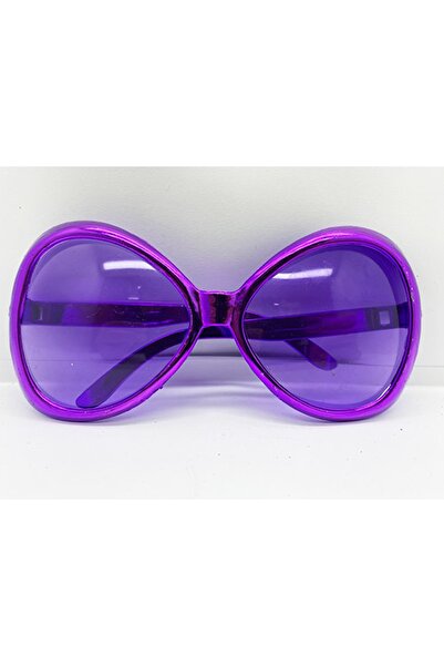 Skygo Ieg ™   Yeşilçam Themed Party Glasses Purple Color 7X16 cm Nvdn-Rsirg3465