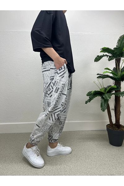 hazelin Ανδρικό γκρι ανθρακί φούτερ Jogger με ελαστική μέση και πόδι HZL24S-MXC8989-153