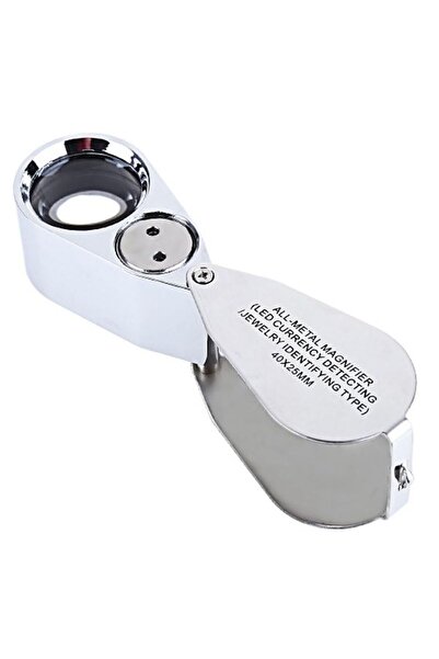 Leyaton Lwlhmrs-Ieg Ieg ™   Special Boxed Metal Illuminated Magnifier 40X25 f...