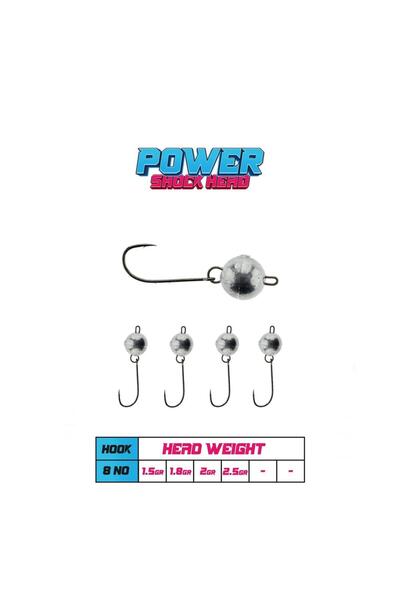 Fujin Power Shockhead #8 Hareketli Jighead 2,5 gr
