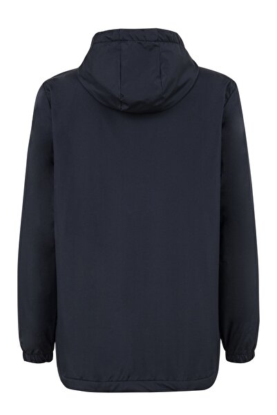 Remsa Spor Синій чоловічий пуховик - з капюшоном, вітрозахисний, з кишенями RMNT01