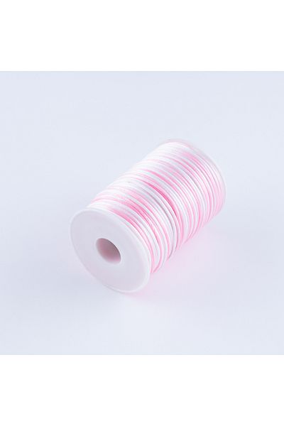 Bimotif Pink-White Flush Rope (Rat Tail), 2 mm Ball (90m)