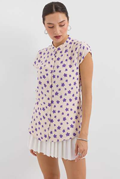 Bigdart A. Purple 3711 Half Sleeve Shirt