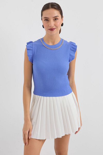Bigdart Kötött blúz 0430 - B.Blue