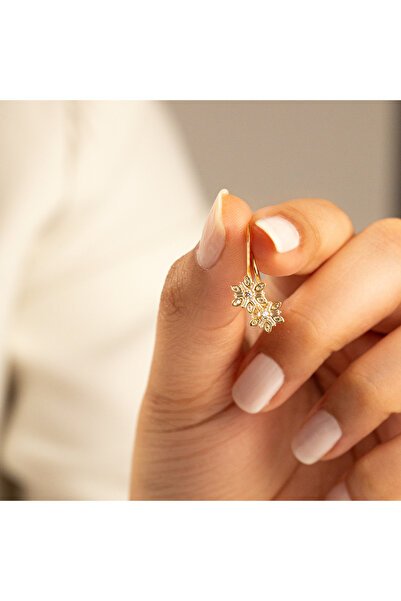 Çgk Çiğdem Gürel Kuyumculuk 14 Ayar Kartanesi  Çocuk Küpesi