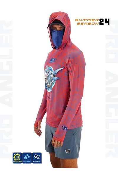 Fujin Rolla S24 - Buff & Hoodie Swordfish Red Sweatshirt