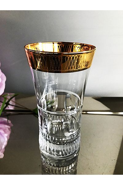 DECOSTYLE As Pasabahce Decorated Gold Soft Drink Cup