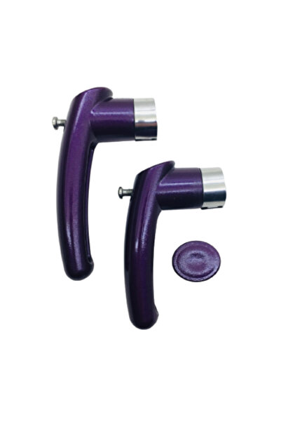 Sultanoğlu Çaydanlık Sapı Takımı Kulp Tutamak Seti Parlak Mor Yanmaz