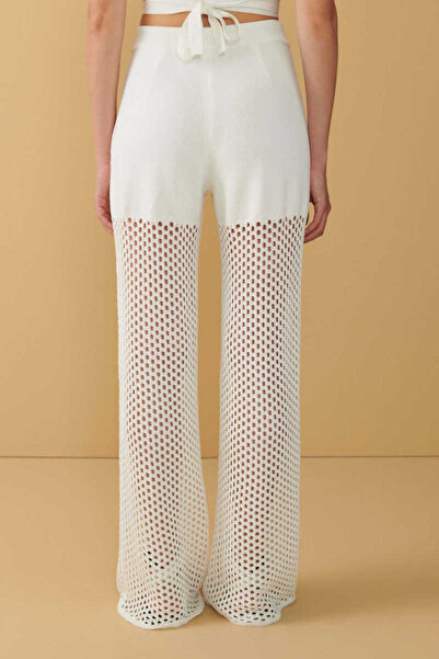 Mısırlı Pantaloni din plasă osoasă pentru femei
