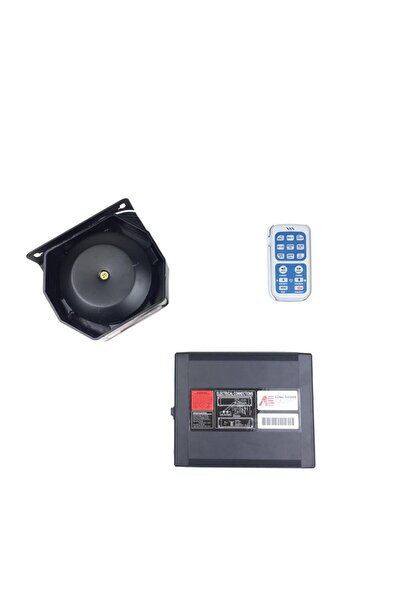 Space Mikrofonlu Metal Siren Uzaktan Kumandalı /sssr45-1