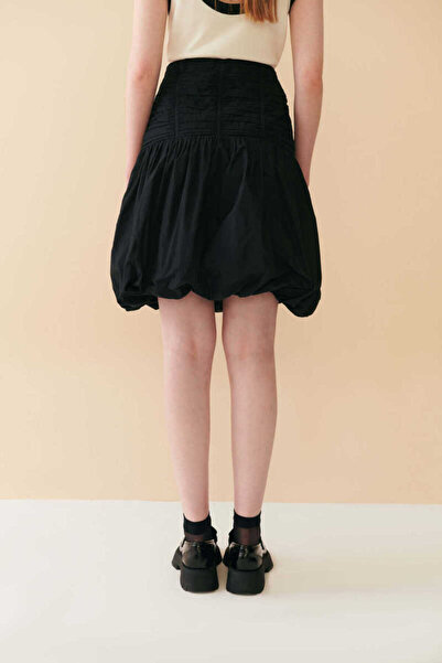 Mısırlı Adler Balloon Skirt Black