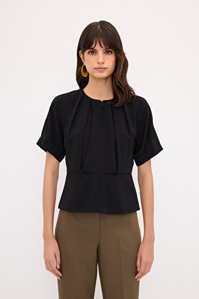 adL Zipper Detailed Blouse