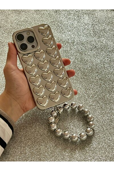 HYPERSOFT Iphone 14 Pro Max (6.7 inç) Uyumlu Bileklik Charm Aksesuarlı Parlak...