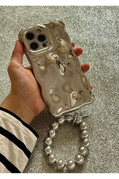 HYPERSOFT Iphone 14 Pro Max (6.7 inç) Uyumlu Bileklik Charm Aksesuarlı Parlak...