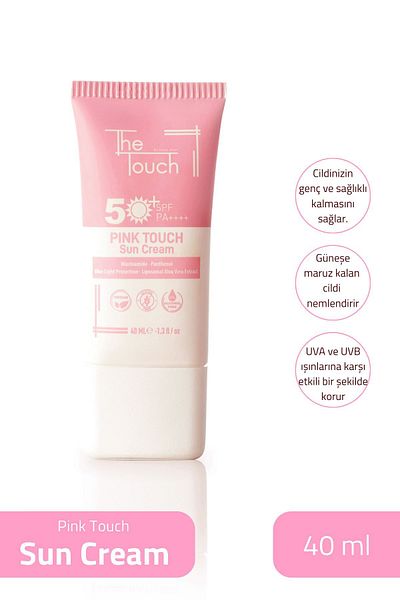 The Touch By Seda Altın 50 Spf 40 ml Pink Touch Sun Cream