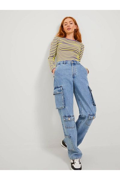 JJXX Blugi de damă JXSOF LOOSE MW Cargo Jean - 12246925   dnm