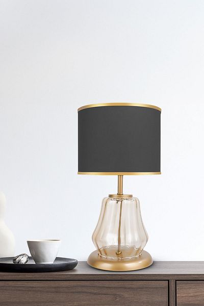 MINIMAL ETICARET VE BILGI TEKNOLOJILERI Elite Gold Glass - Lampshade Model