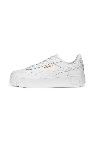Puma Pantofi sport albi pentru femei Carina Street (389390-01)