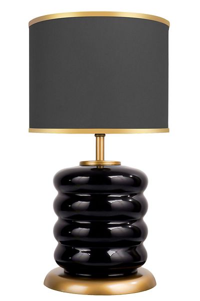 MINIMAL ETICARET VE BILGI TEKNOLOJILERI Black Lampshade - Glass Mirror Gloss Black
