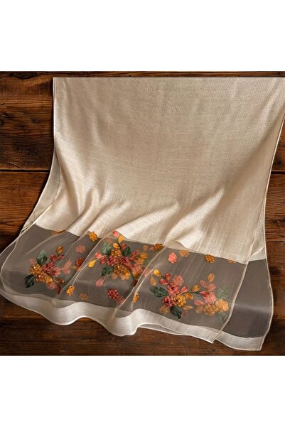 Batu Tasarım وشاح شيفون شفاف حريري وناعم مطرز للأطفال