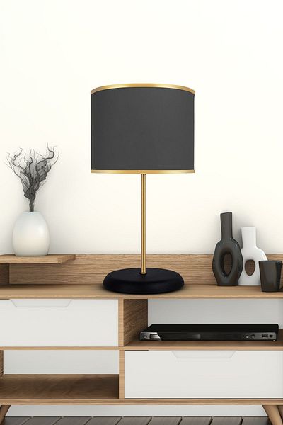 MINIMAL ETICARET VE BILGI TEKNOLOJILERI Gold Contrast Metal Lampshade - Handmade Craft