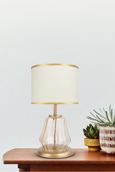 MINIMAL ETICARET VE BILGI TEKNOLOJILERI Elite Gold Glass - Lampshade Model