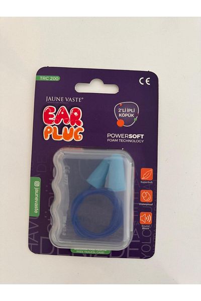 Jaune Vaste Powersoft Earplugs - 2-Piece String Foam Set