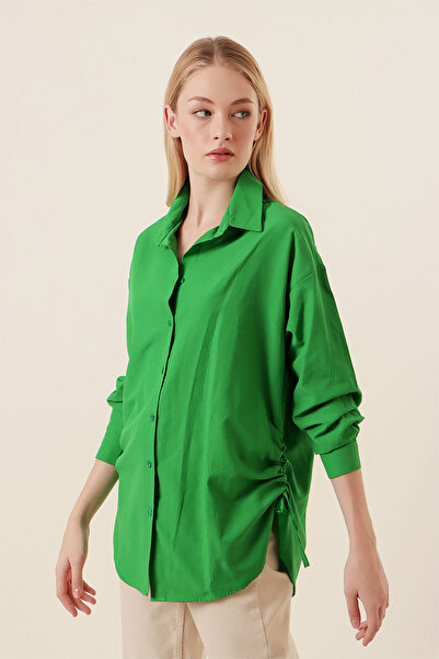 Bigdart 20132 Stringed Oversize Shirt - Green