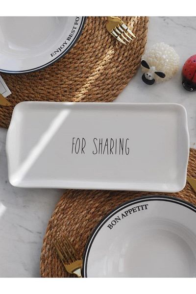 M'art Home For Sharing Shared Snack Plate