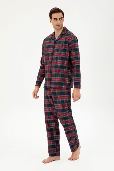 U.S. Polo Assn. Men's Burgundy Pajama Set 50301734 -Vr014