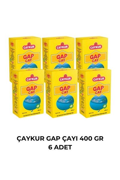 Çaykur Çaykur Gap Tea 400 Gr - 6 Pieces